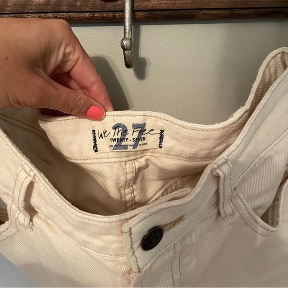 We the Free by Free People Vanilla Cut Off Shorts - Picture 2 of 7